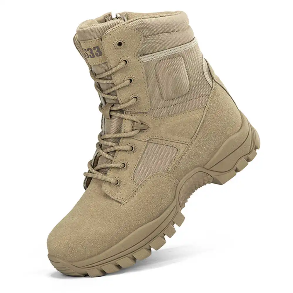Streetwear Brand Expensive - Rutschfeste Wanderstiefel aus echtem Leder, Designer-Schuhe