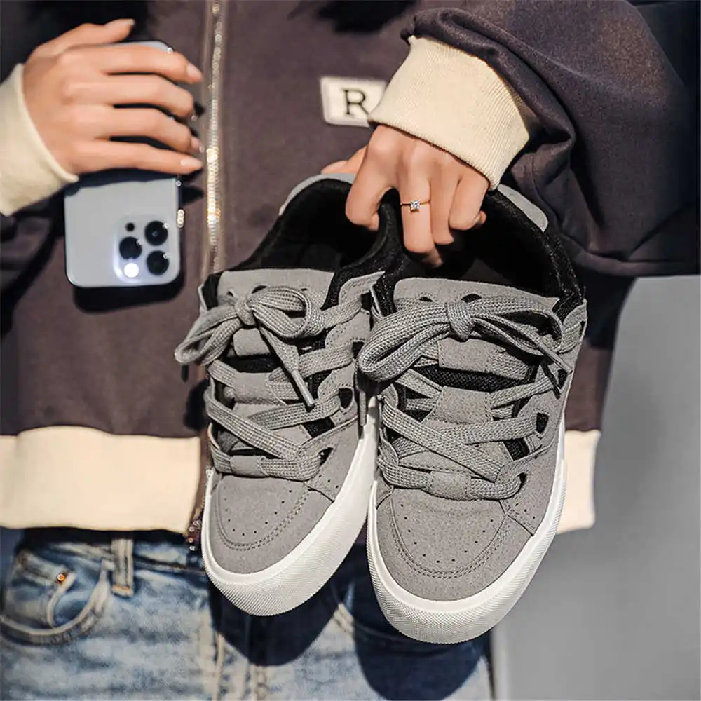 Streetwear Brand Expensive - Mit Schnürung Hiphop Damen Schulschuhe Skateboarding