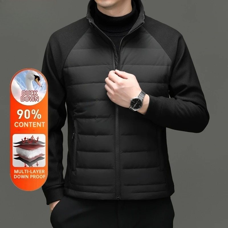 Streetwear High End Brand - Hochwertige 90% Daunenjacke Marken-Casual-Mode Herren Daunenjacke